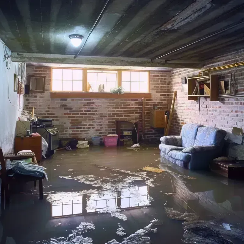 Flooded Basement Cleanup in Rolette County, ND